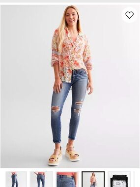 Buckle Black ankle jeans